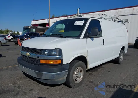 2020 Chevrolet Express Cargo Rwd 2500 Regular Wheelbase Wt из США, поврежденный, VIN 1GCWGAFP3L1256843